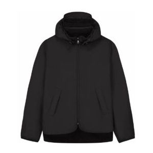 Jas Maium Unisex Teddy Windbreaker Black-L