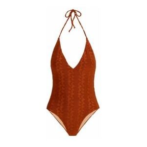 Badpak OAS Women Terracotta Scribble Lido-Maat M