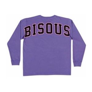 Longsleeve Bisous Men College Purple-S