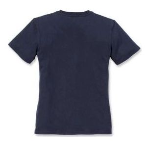 T-Shirt Carhartt Women Workwear Pocket S/S T-Shirt Navy-XL