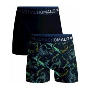 Boxershort Muchachomalo Men Shorts Scorpion Print/Black (2-Pack)-XXL