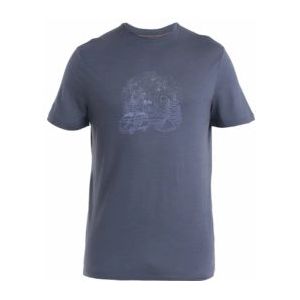 T-Shirt Icebreaker Men Merino 150 Tech Lite III SS Van Camp Graphite 2024-L