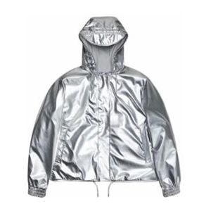 Regenjas RAINS Unisex String W Jacket Mirror-M