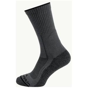 Sok Jack Wolfskin Unisex Hike Func Sock Cl C Dark Grey-Schoenmaat 47 - 49