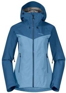 Jas Bergans Women Skar Light 3L Shell Pacific Blue/North Sea Blue-M