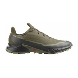 Trailrunning schoen Salomon Men Alphacross 5 GTX Olive Night Black Deep Lichen Green-Schoenmaat 42,5