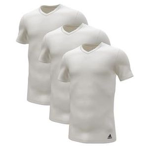 Ondershirt Adidas Men V-Neck Shirt White (3 pack)-XXXL
