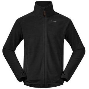 Bergans - Hareid Fleece Jkt NoHood - Vest - Black - 100% Polyester