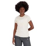 T-Shirt New Balance Women Essentials Stacked Logo Cotton Athletic Team Cream-M