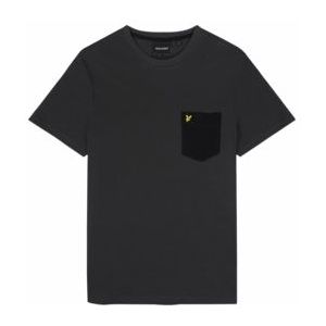 T-Shirt Lyle & Scott Men Contrast Pocket T-Shirt Gunmetal/Jet Black-M