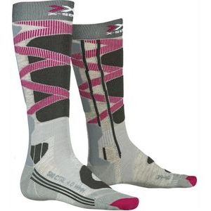 Skisok X-Socks Women Ski Control 4.0 W Grey Charcoal-Schoenmaat 35 - 36