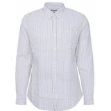 Barbour - Cresswell Seersucker Tailored Fit Shirt - Blouse - Stone - 100% Katoen