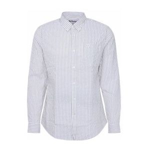 Barbour - Cresswell Seersucker Tailored Fit Shirt - Blouse - Stone - 100% Katoen