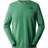 Shirt The North Face Men L/S Red Box Tee Deep Grass Green-S