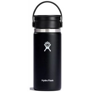 Thermosfles Hydro Flask Wide Mouth Flex Sip Lid Black 473 ml