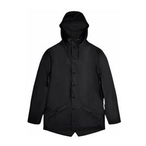 Regenjas RAINS Unisex Jacket Black 2024-XXL