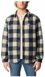 Overshirt Columbia Men Windward II Shirt Jacket Dark Mountain Dimensional Buffalo-XXL