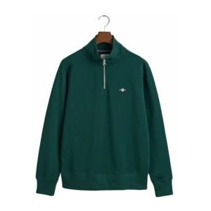 Trui GANT Men Reg Shield Half Zip Sweat Tartan Green-XL