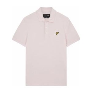 Polo Lyle & Scott Men Plain Polo Shirt Light Pink-XL