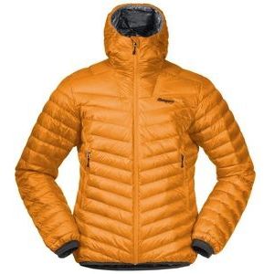 Jas Bergans Men Senja Down Light Hood Golden Field/Husky Blue-XXL