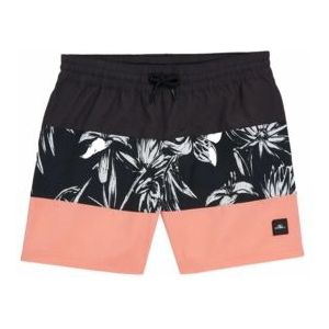 Zwembroek O'Neill Boys Mix & Match Cali Block 13 inch Black/White Tonal Tropicana-Maat 164