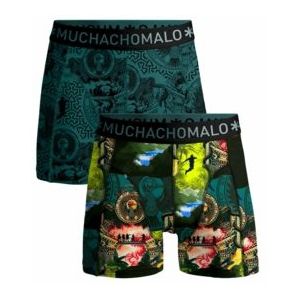 Boxershort Muchachomalo Men Shorts Indiana Print/Print (2-Pack)-XL