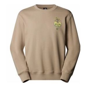 Trui The North Face Men Connect Relaxed Crew Sweatshirt-Graphi Mushroom Grey-M