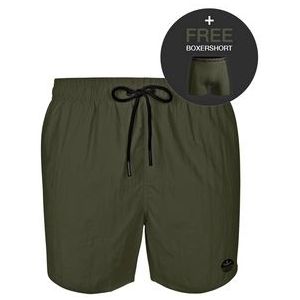 Zwembroek Muchachomalo Boys Solid Army Green-Maat 176