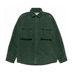 Shirt Taikan Corduroy Shirt Jacket Forest Green-M