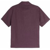 OAS - Girona - Herenoverhemd - Paars - Linnen