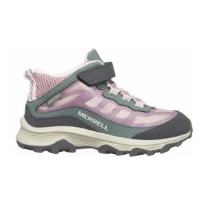 Wandelschoen Merrell Girls Moab Speed Mid AC Waterproof Dusty Pink Olive-Schoenmaat 37