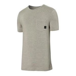T-shirt Saxx Men Sleepwalker Pocket Tee Dark Grey Heather-XL