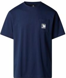 The North Face - Mountain Logo - T-shirt - Summit Navy - Korte Mouwen