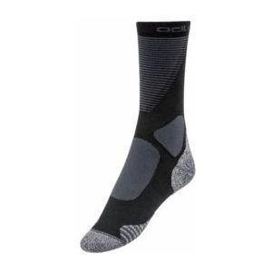 Sok Odlo Unisex Crew Active Warm Xc Black Odlo Graphite Grey-Schoenmaat 45 - 47