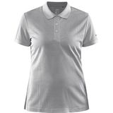 Polo Craft Women Core Unify Polo Shirt Grey Melange-L