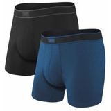 Boxershort Saxx Men Daytripper Black City Blue Heather 2-Pack-M