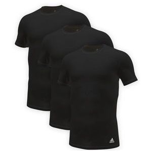 Ondershirt Adidas Men Crew Neck Shirt Black (3 pack)-XXL