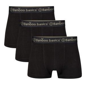 Boxershort Bamboo Basics Men Liam Black (3-Delig)-XL