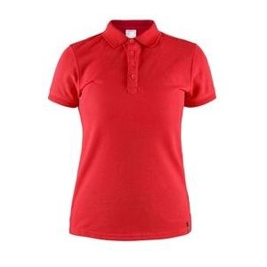Polo Craft Women Casual Pique Bright Red-M