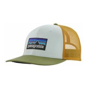 Pet Patagonia P6 Logo Trucker Hat Wispy Green