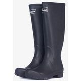 Barbour - Abbey - Regenlaars - Zwart - Rubber - Katoen Voering