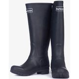 Barbour - Abbey - Regenlaars - Zwart - Rubber - Katoen Voering