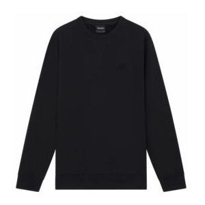 Crewneck Lyle & Scott Men Tonal Eagle Jet Black-M