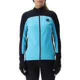 Ski Jas UYN Women Cross Country Skiing Coreshell Jacket Turquoise Black Turquoise-L