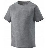 T Shirt Patagonia Men Cap Cool Lightweight Shirt Forge Grey Feather Grey X Dye-XL