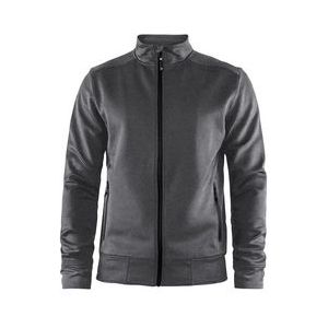 Vest Craft Men Noble Zip Jacket Dark Grey Melange-XXXXL