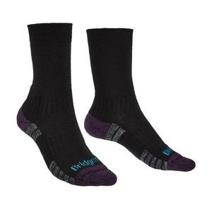 Sok Bridgedale Women Hike Lightweight Merino Endurance Black Purple-Schoenmaat 35 - 37