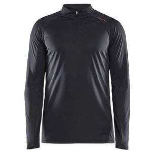 Skipully Craft Men Eaze LS Half Zip Tee Black-XS