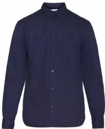 KnowledgeCotton Apparel - Alf - Blouse - Total Eclipse - Katoen