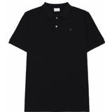 Polo KnowledgeCotton Apparel Men Toke Basic Badge Black Jet-M